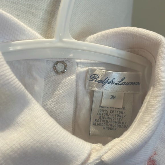 White Ralph Lauren Baby Sleeper - Picture 3 of 6